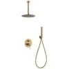 Conjunto De Ducha Monomando Oro Cepillado TOP