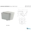 Pack inodoro suspendido con tapa extra-plana (sin cisterna)COLECCIÓN FLORENCIA