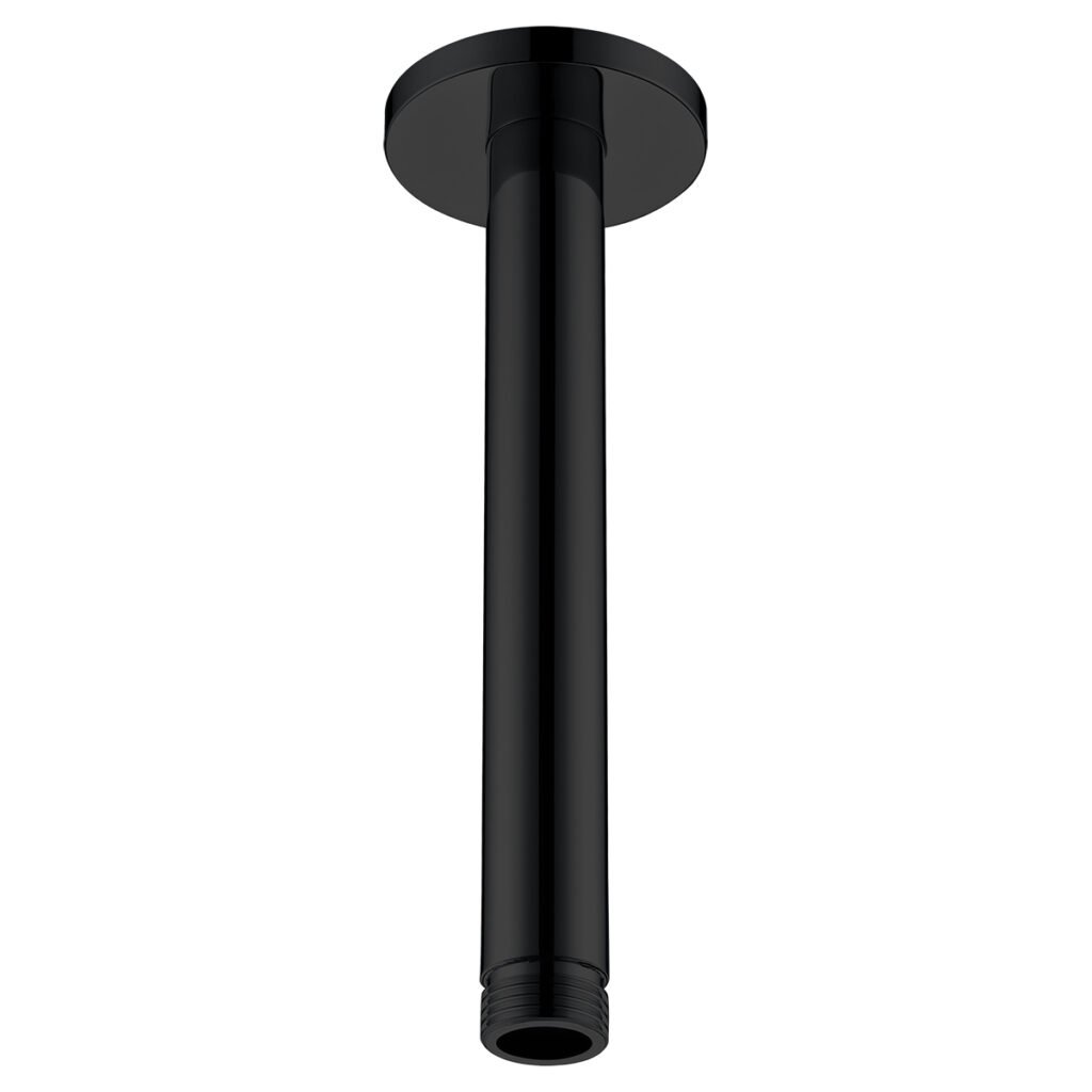Tubo a techo redondo negro mate BTR006/NG