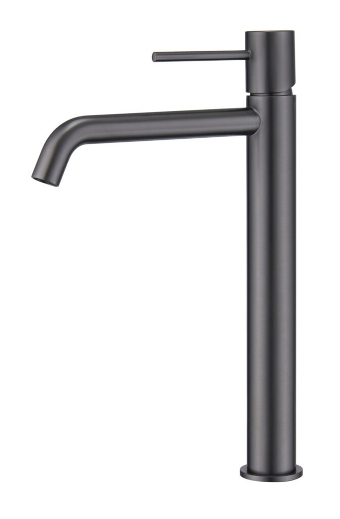 Monomando lavabo alto black gun metal serie Monza IMEX