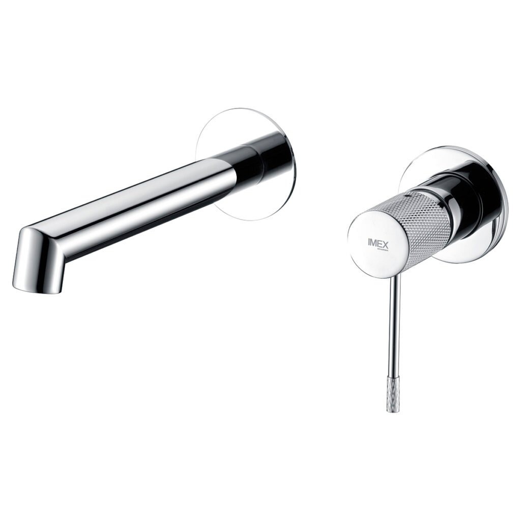 Grifo de lavabo empotrado monomando acabado cromo serie Line IMEX