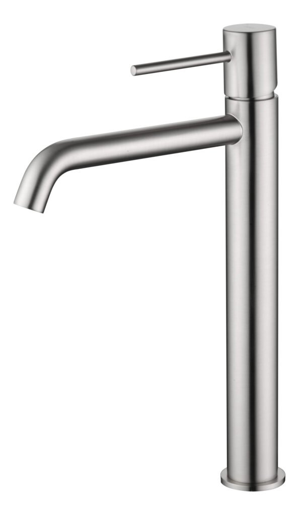 Monomando lavabo alto níquel cepillado serie Monza IMEX