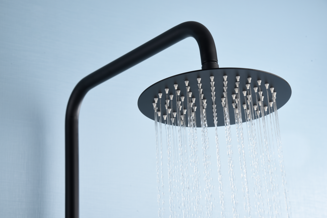 Barra de ducha termostática negro mate serie Eco-Kent IMEX - Imagen 3
