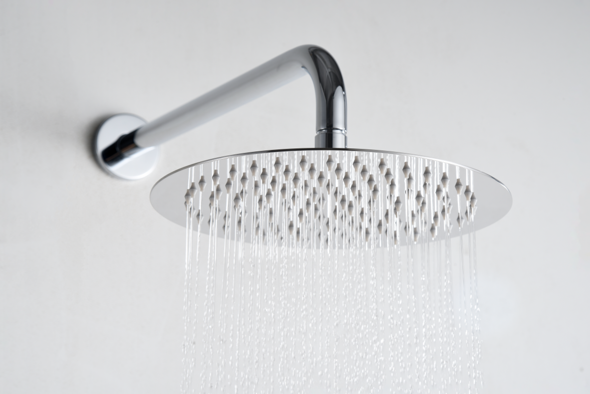 Conjunto de ducha empotrada monomando cromo serie Olimpo IMEX - Imagen 4