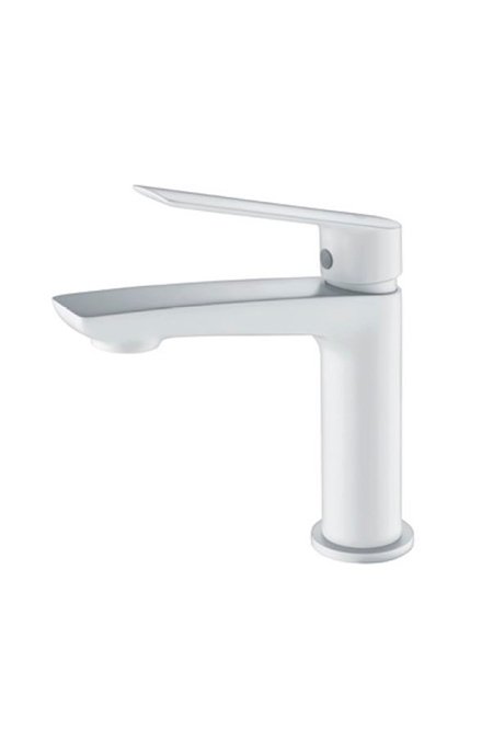 Monomando de lavabo blanco mate serie Luxor IMEX
