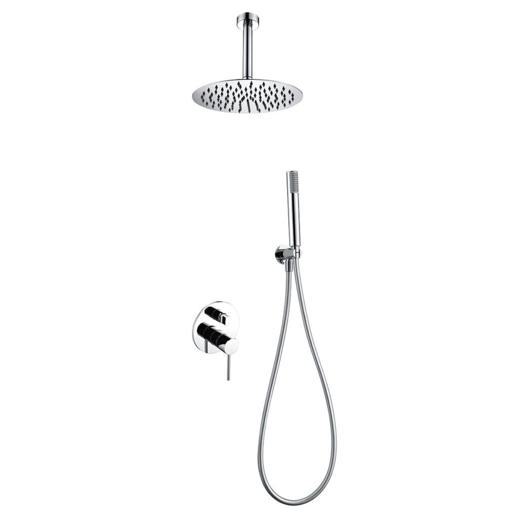 Conjunto de ducha empotrado monomando IMEX GPTS045 — cromo