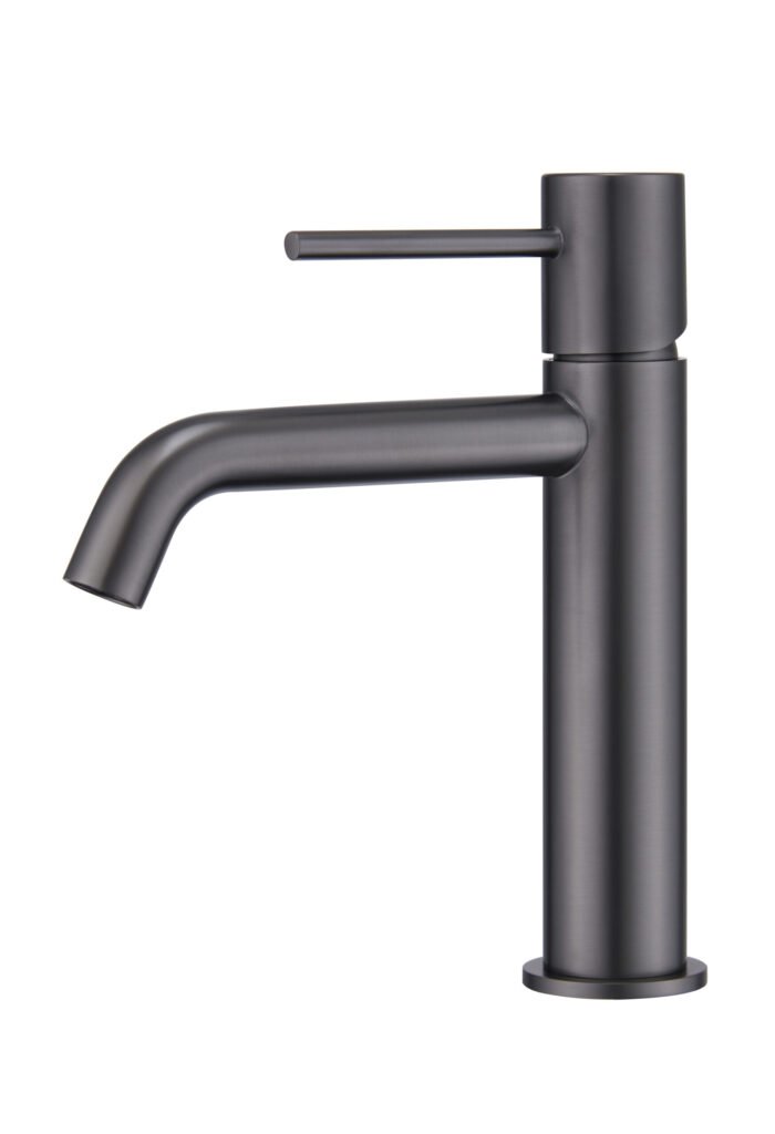 Monomando lavabo black gun metal serie Monza IMEX