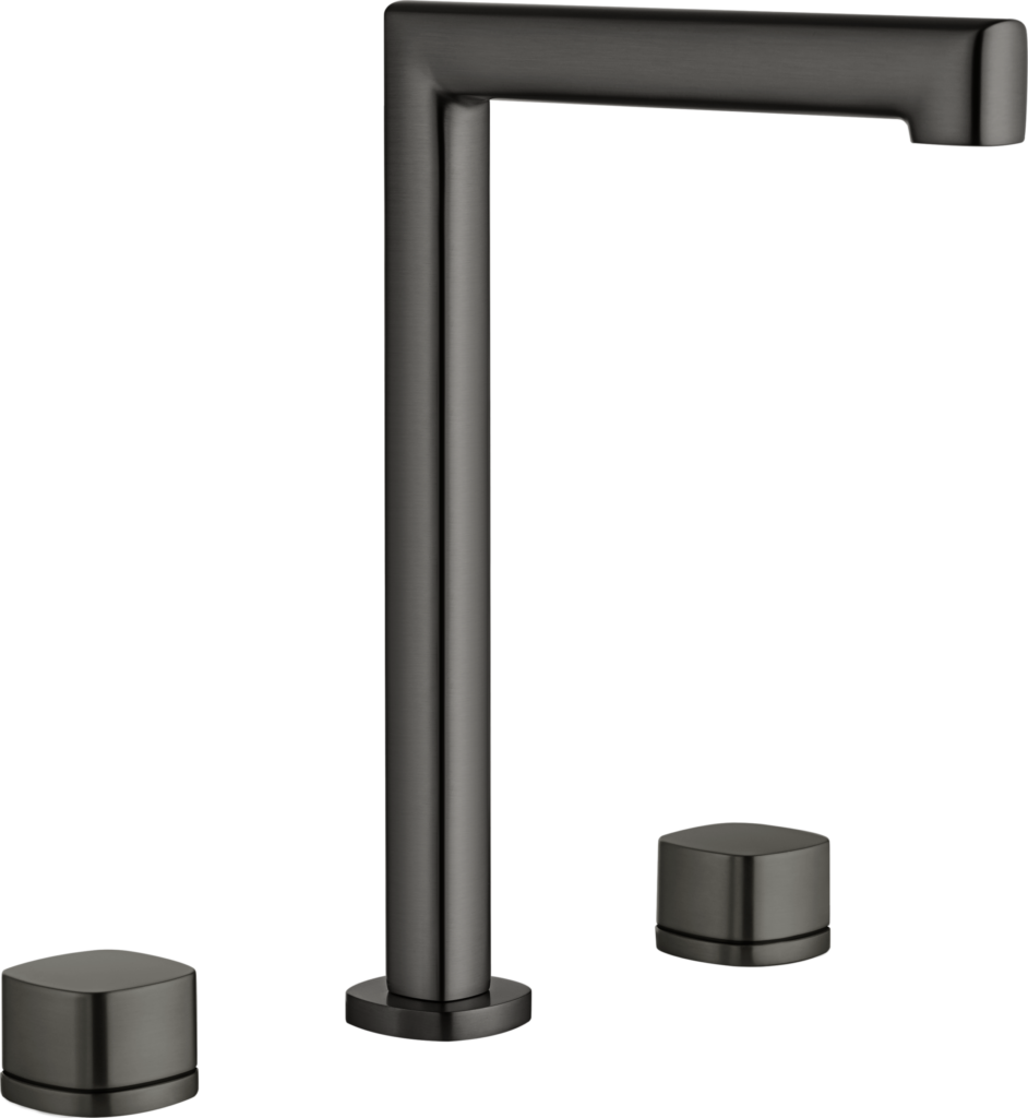 Bimando lavabo alto serie Toscana en black gun metal