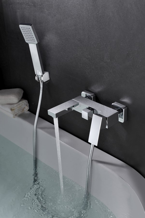 Grifería de baño y ducha monomando cromado serie Valencia IMEX