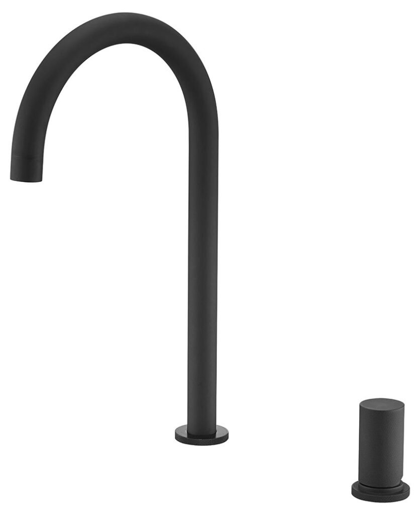 Grifo de cocina IMEX Manacor en negro mate — imagen principal