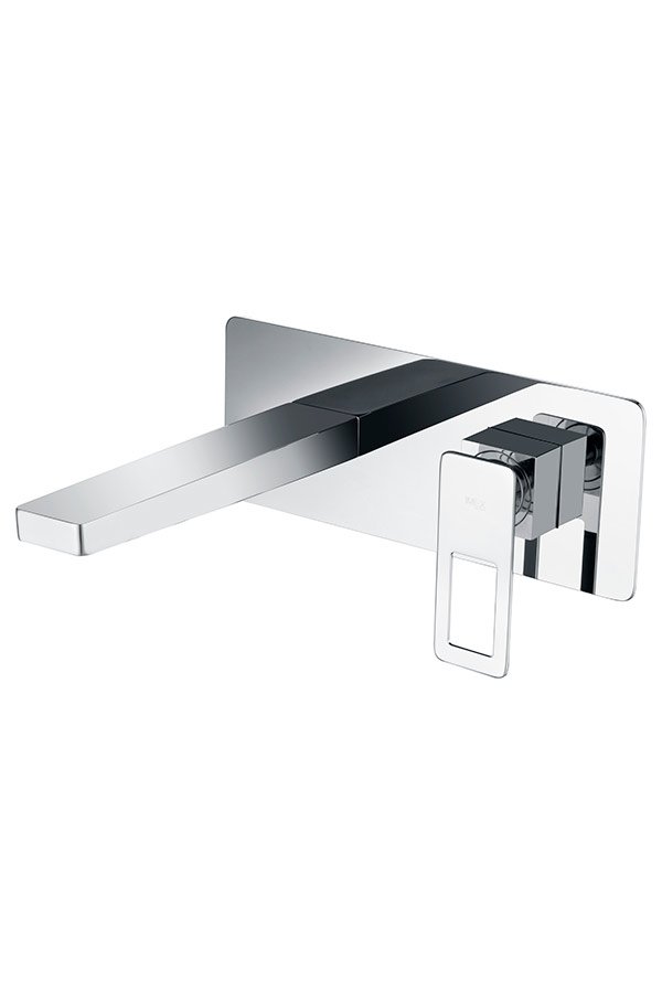 Grifo de lavabo empotrado cromado serie Suecia — imagen principal