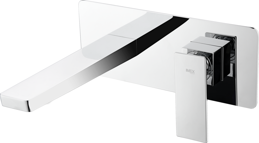 Grifo de lavabo empotrado monomando cromado serie Pisa IMEX