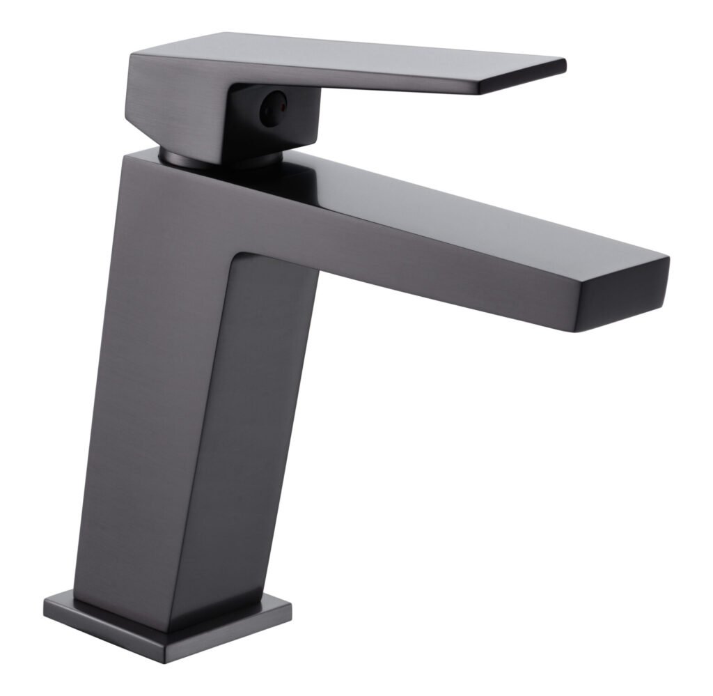 Monomando de lavabo black gun metal serie Art IMEX