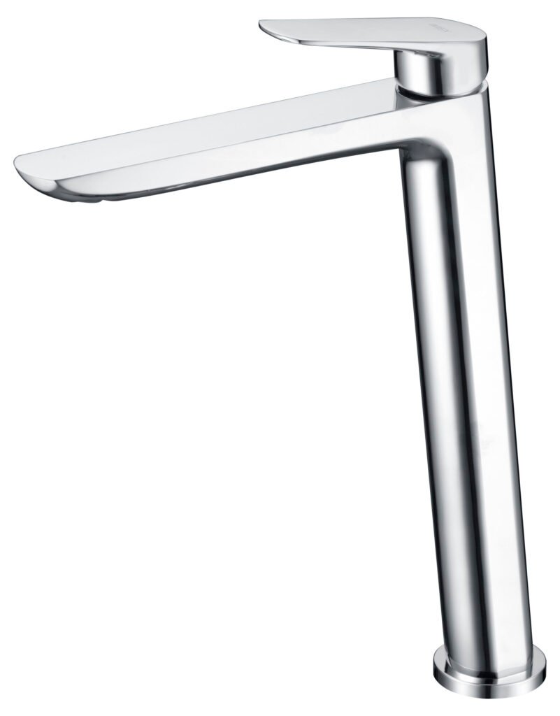 Monomando de lavabo caño alto cromado serie Belgica IMEX