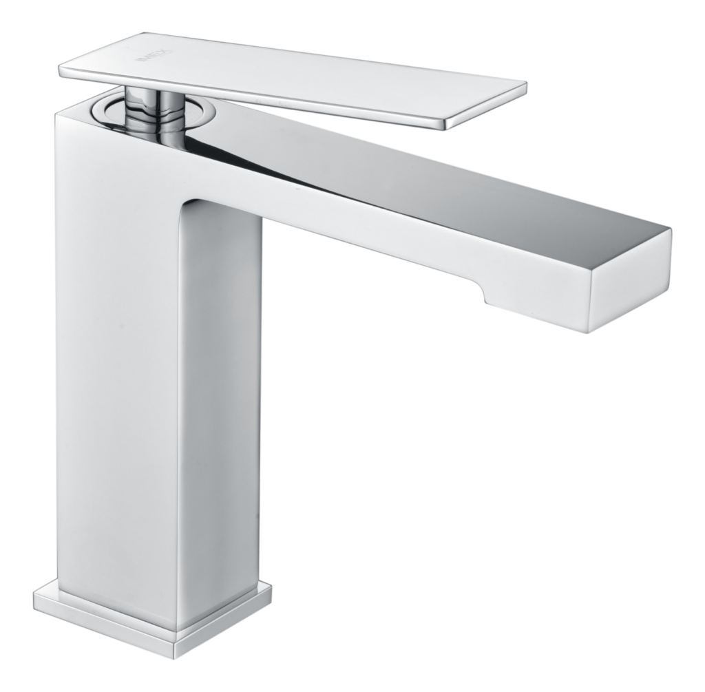 Monomando de lavabo cromado serie Pisa IMEX