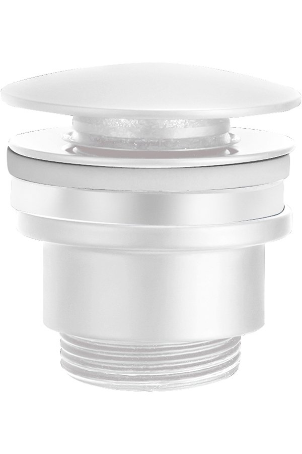 Válvula click-clack blanco mate — imagen principal