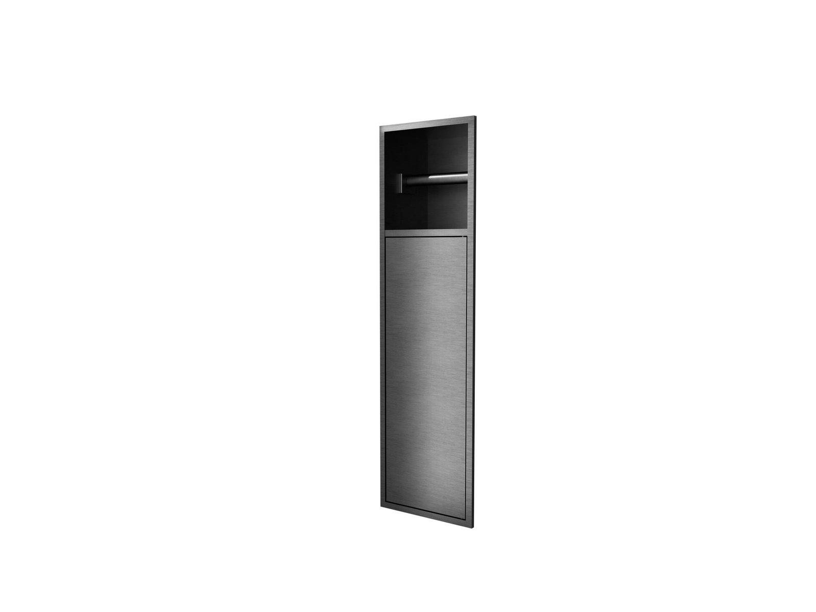 Egean · hornacina con porta-rollo · Black Gun Metal · HOR007/BGM