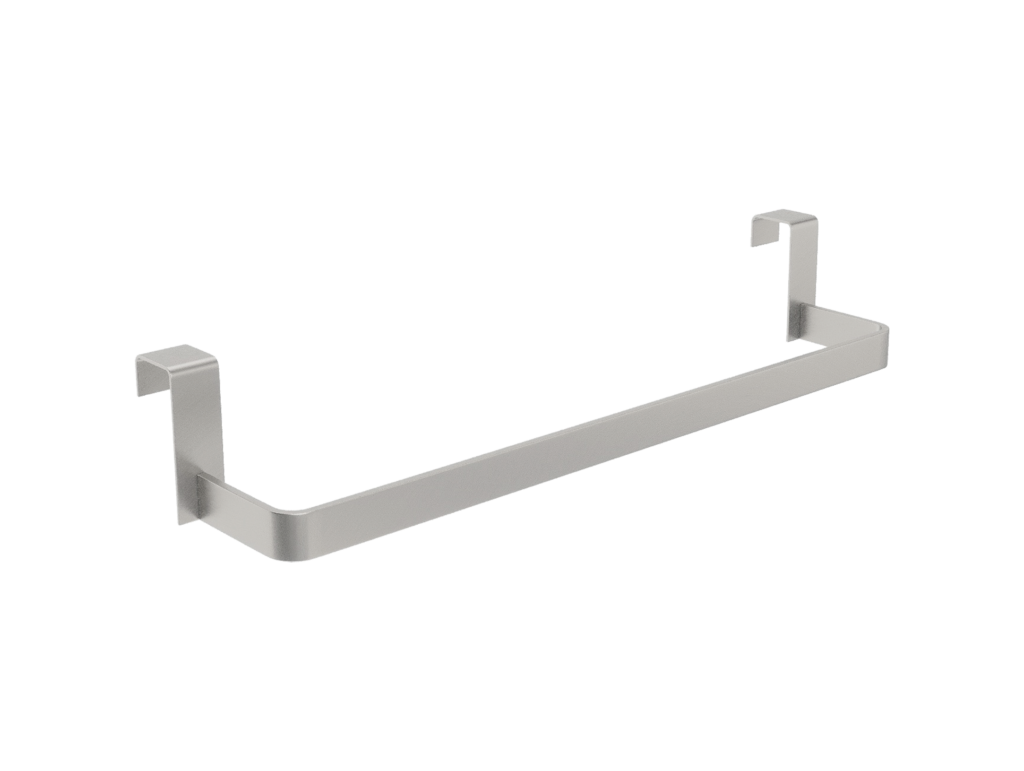 SPA001 · toallero para mueble en acabado Acero S.316. Imagen oficial; se suministra una unidad según la opción elegida.
