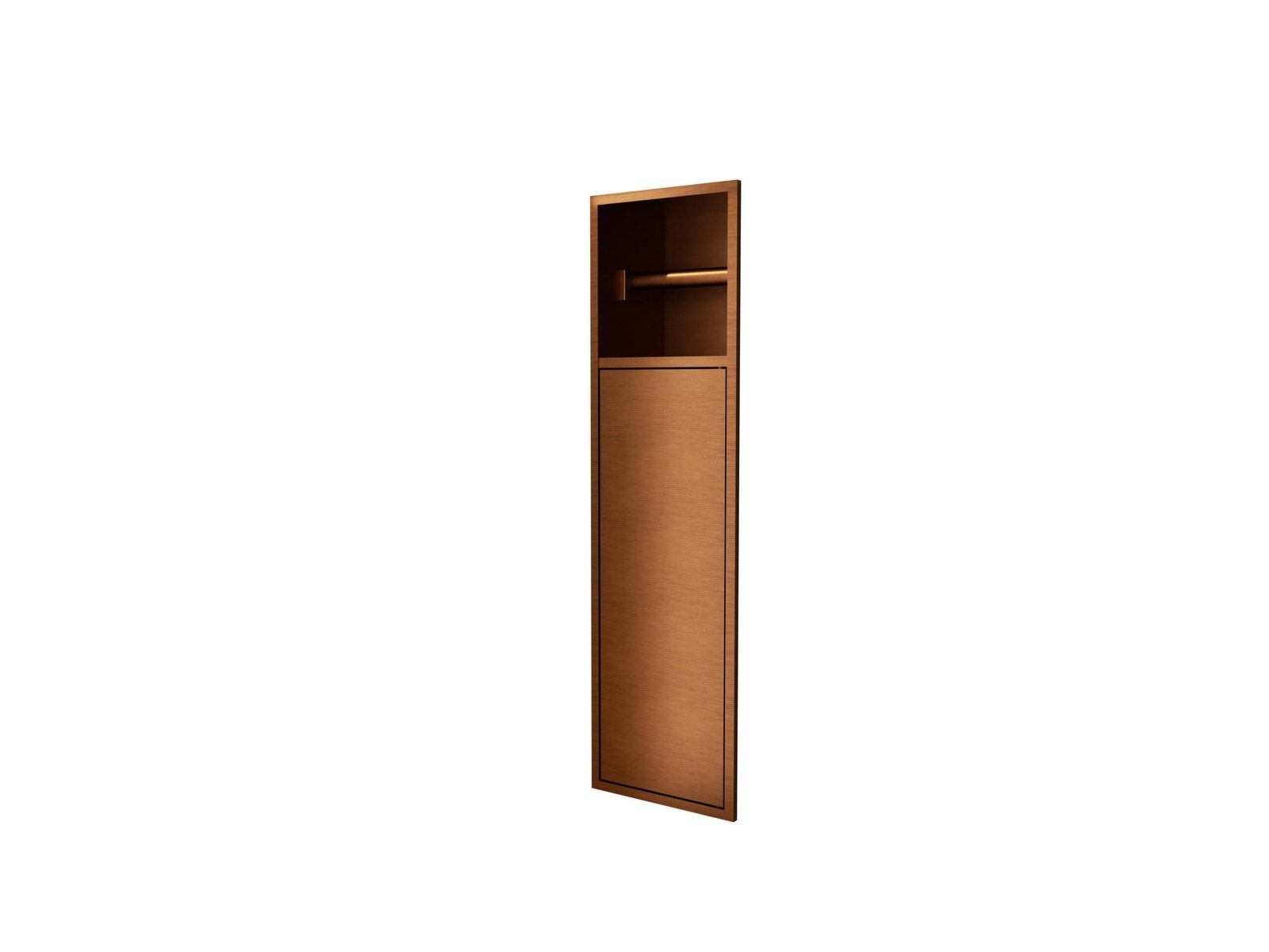 Egean · hornacina con porta-rollo · Oro rosa cepillado · HOR007/ORC