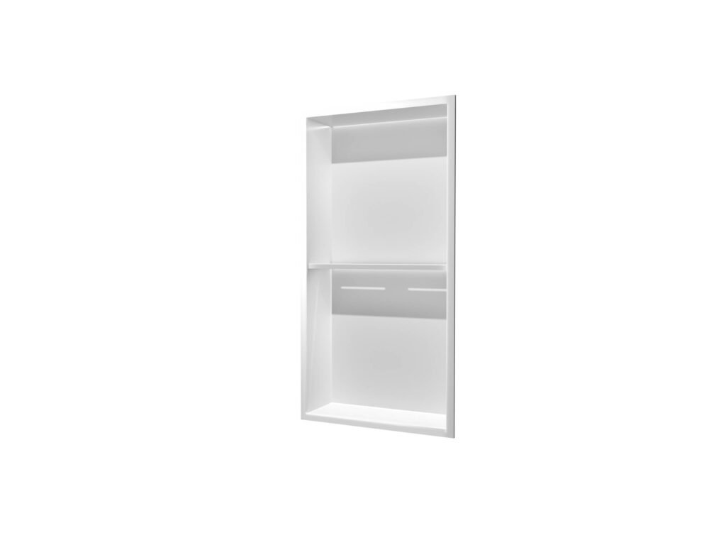 Marshall · hornacina vertical con luz LED · Blanco mate · HOR006/BL