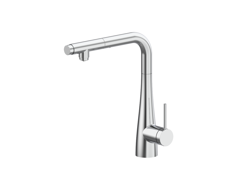 Grifería de cocina osmosis monomando extraible serie Split cromo IMEX