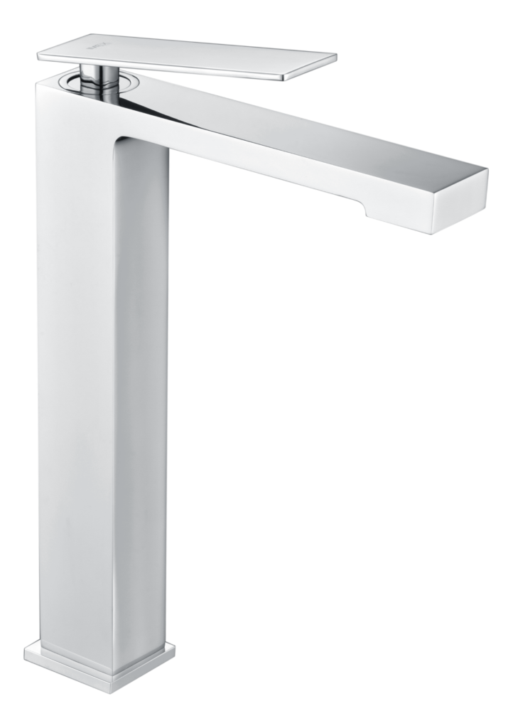 Monomando de lavabo alto cromado serie Pisa IMEX
