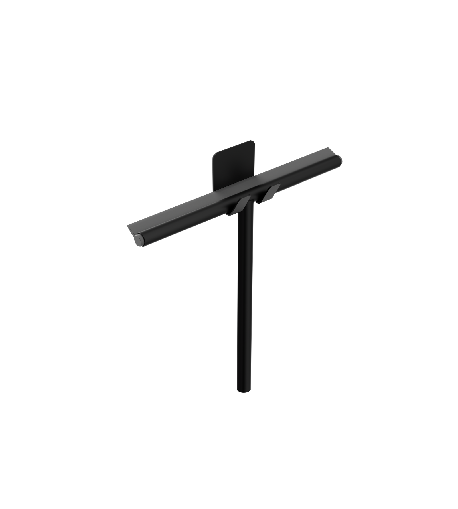 LMP001 · limpia mamparas en acabado Negro mate. Imagen oficial; se suministra una unidad según la opción elegida.