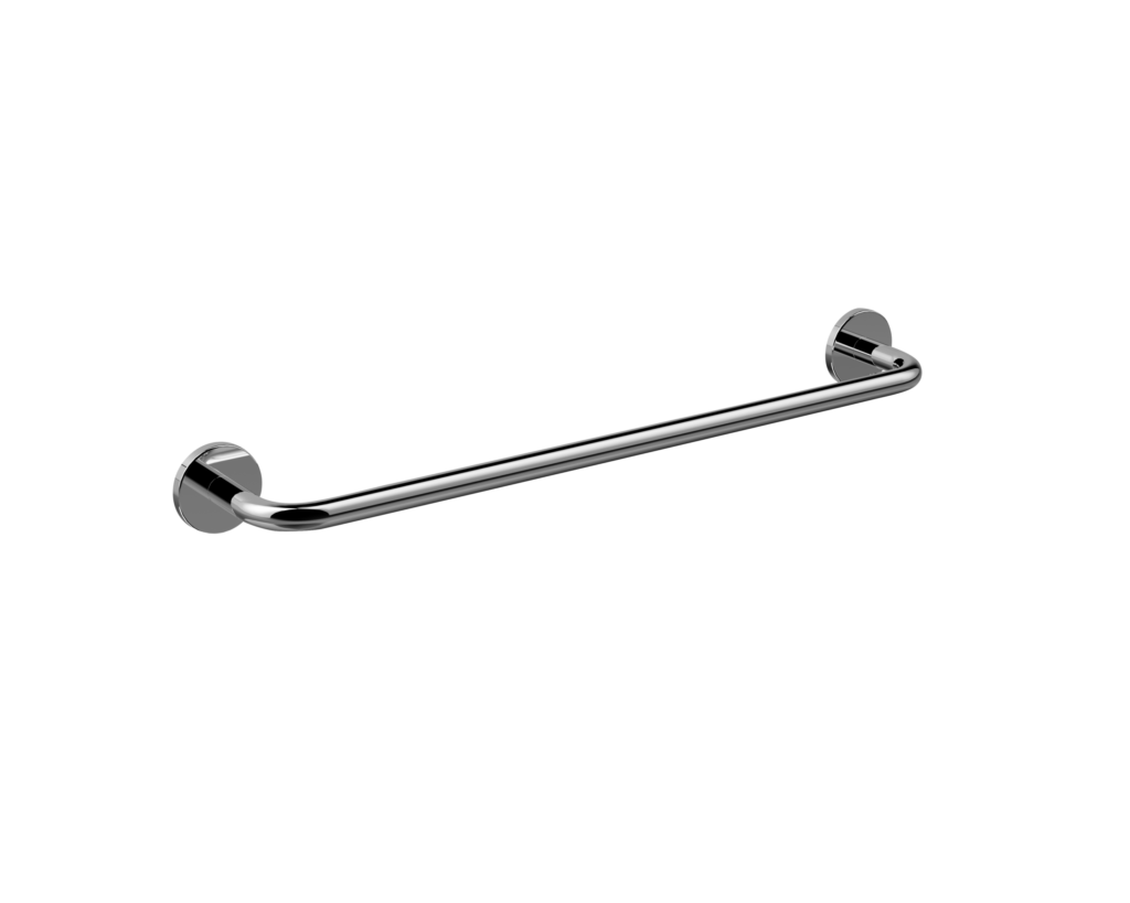 Toallero de pared 40 cm Pure Cromo; accesorio individual, sin textiles, muebles ni otros accesorios.