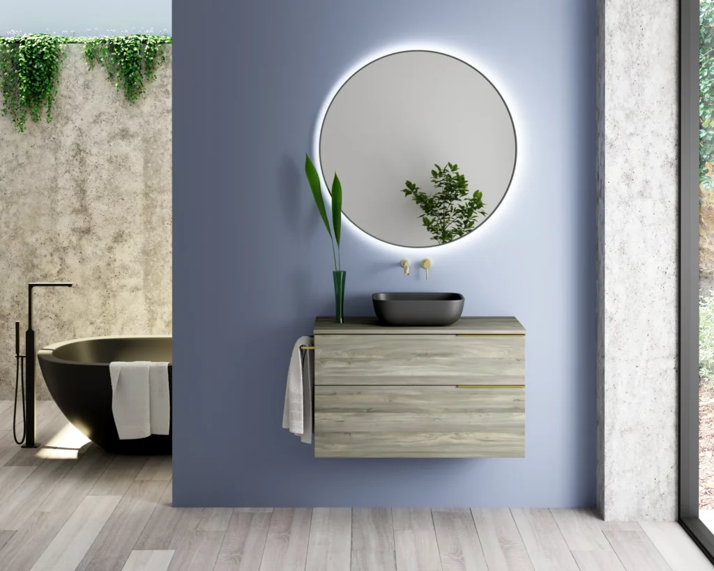 Koibath Tahití · mueble de baño de 2 cajones