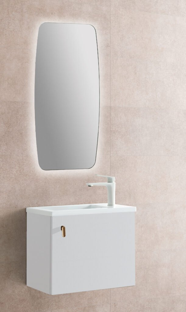 Mueble de baño Opal con lavabo · 50 cm