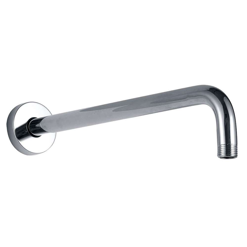 Brazo de ducha redondo de pared de 40 cm · Cromo brillo