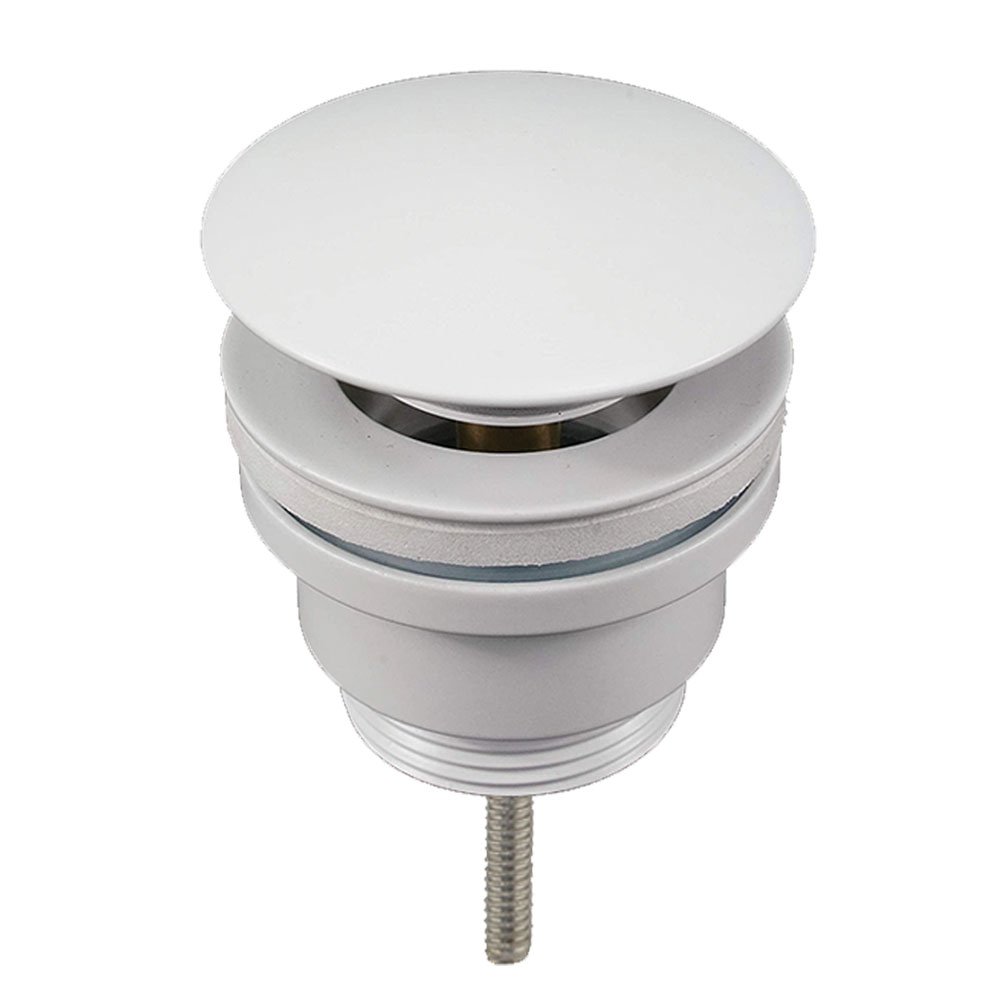 L176094 · válvula de desagüe Clic Clac · Blanco mate