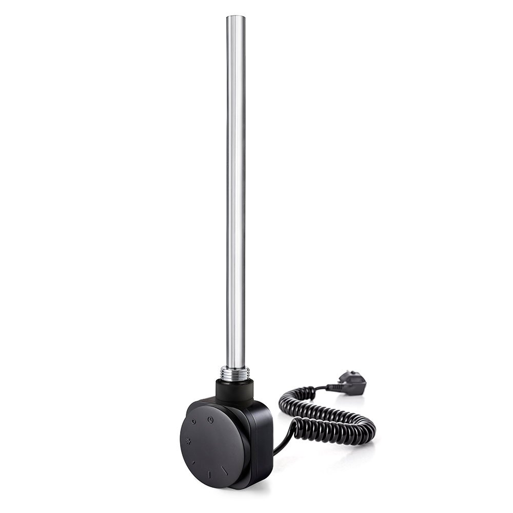 L306434 · termostato con resistencia para secatoallas · Negro mate