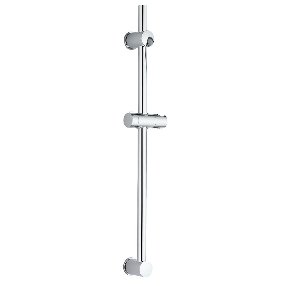 Bari · barra de ducha con soportes · Cromo brillo