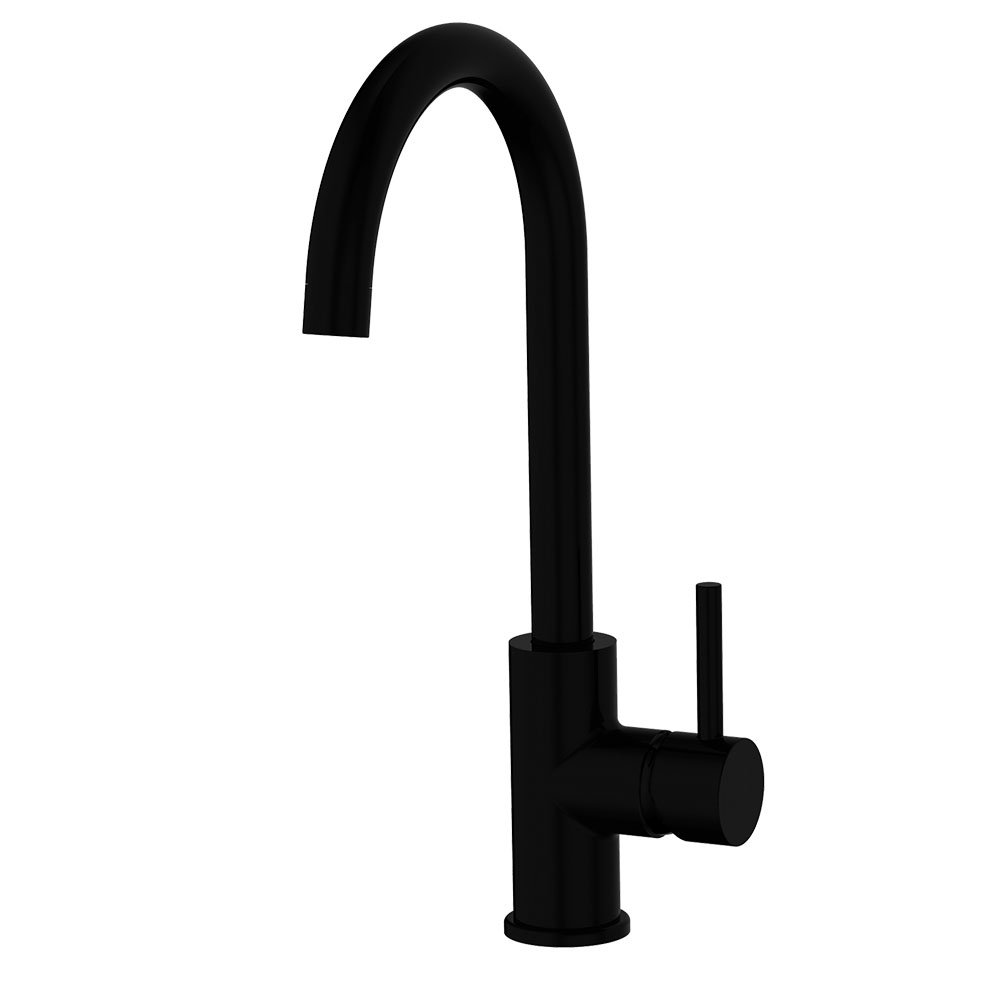 Azabache · grifo monomando de cocina negro mate