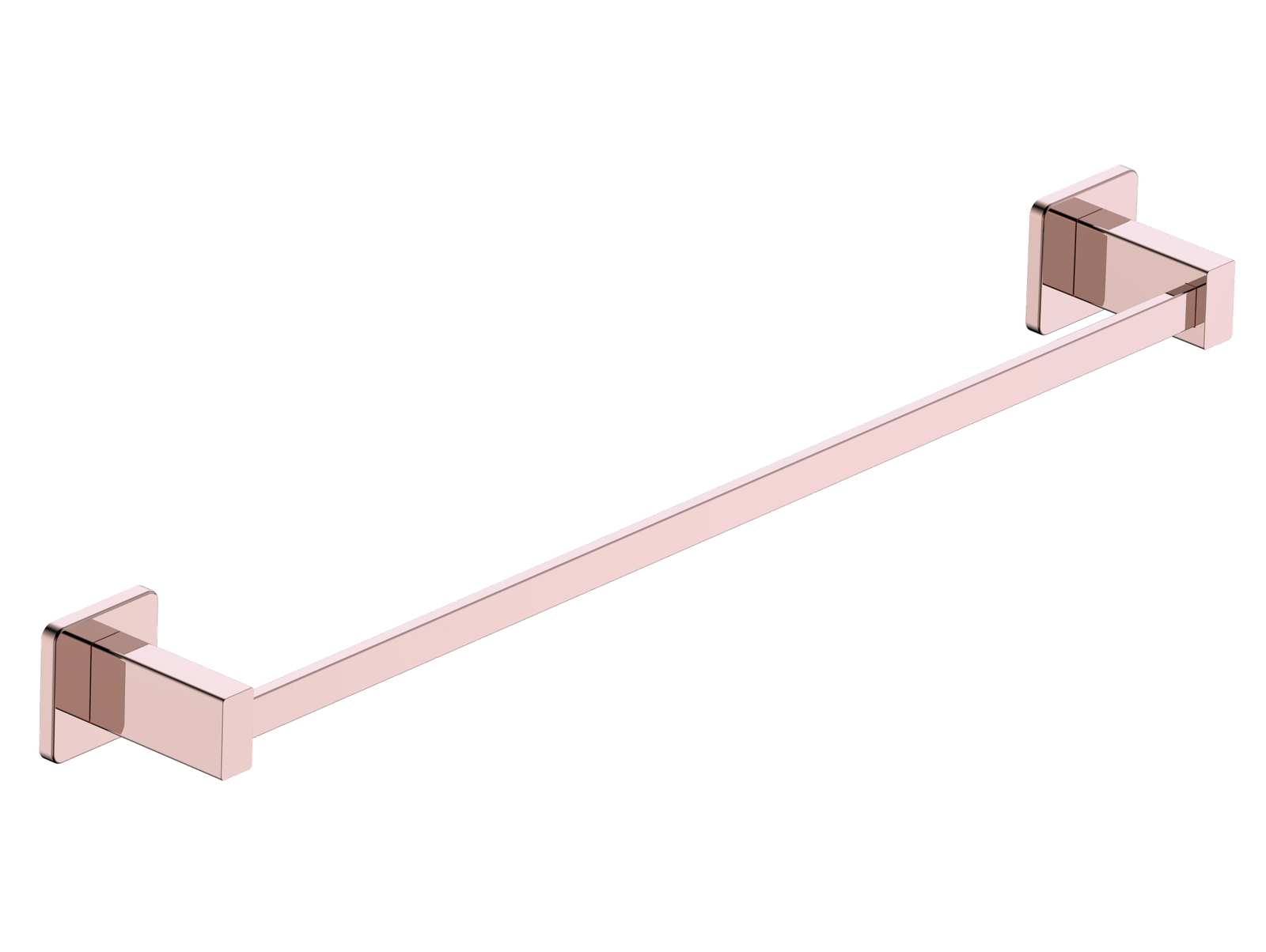 Toallero de barra Technic en acabado Oro rosa cepillado; se suministra una unidad según la opción elegida, con imagen del fabricante compartida para 40 y 50 cm.