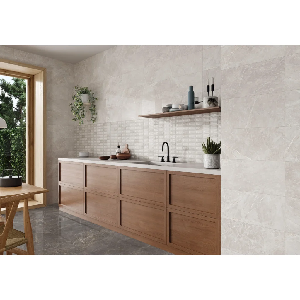 Azulejo Cional Decor Ivory 25×50 cm de STN — escena de ambiente ilustrativa (vista principal)