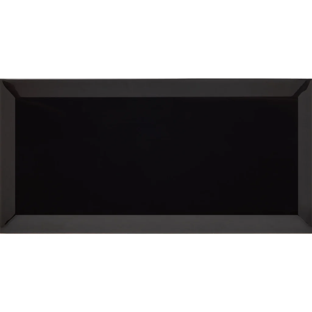 Azulejo Metrotile Negro 10×20 cm de HALCON — vista principal