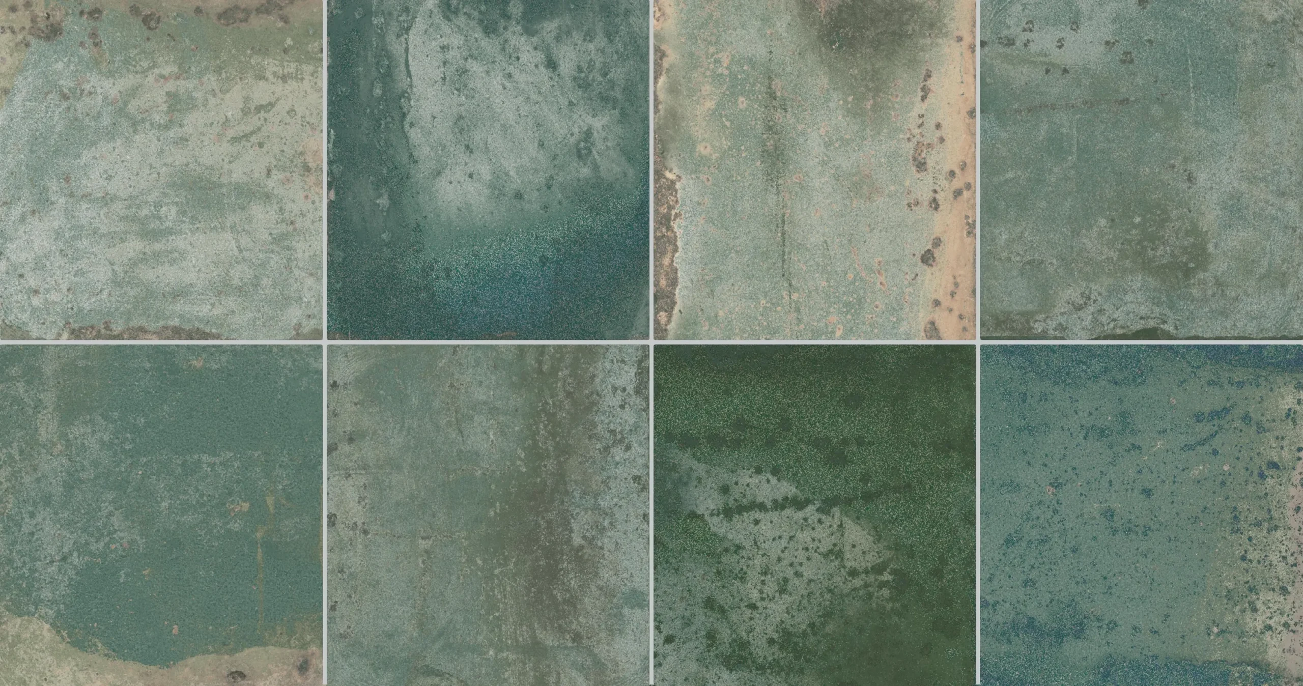 Azulejo Vanity Green 31,6×60 cm de GEOTILES — composición de piezas