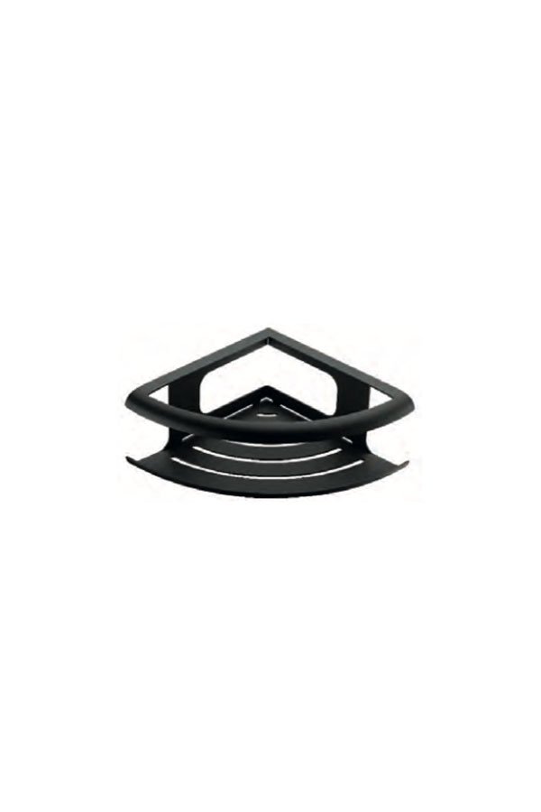 Jabonera de rincon negro mate serie Dhanu — referencia IMEX ADH010/NG