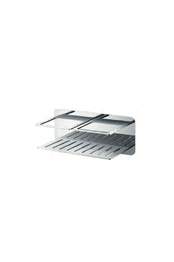 Jabonera frontal cromada serie Iman — referencia IMEX ADI011