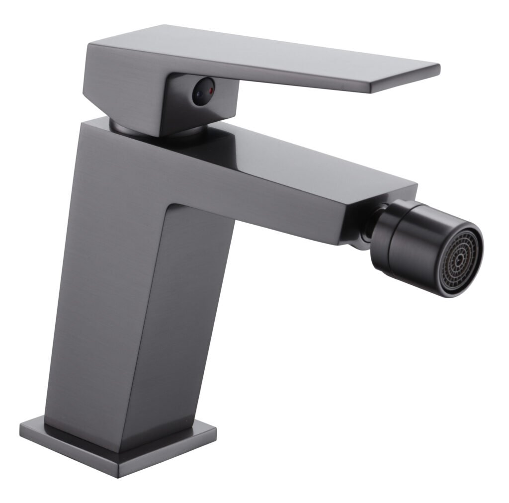 Monomando de bidé IMEX Art BDAR025-2BGM — black gun metal — referencia IMEX BDAR025-2BGM