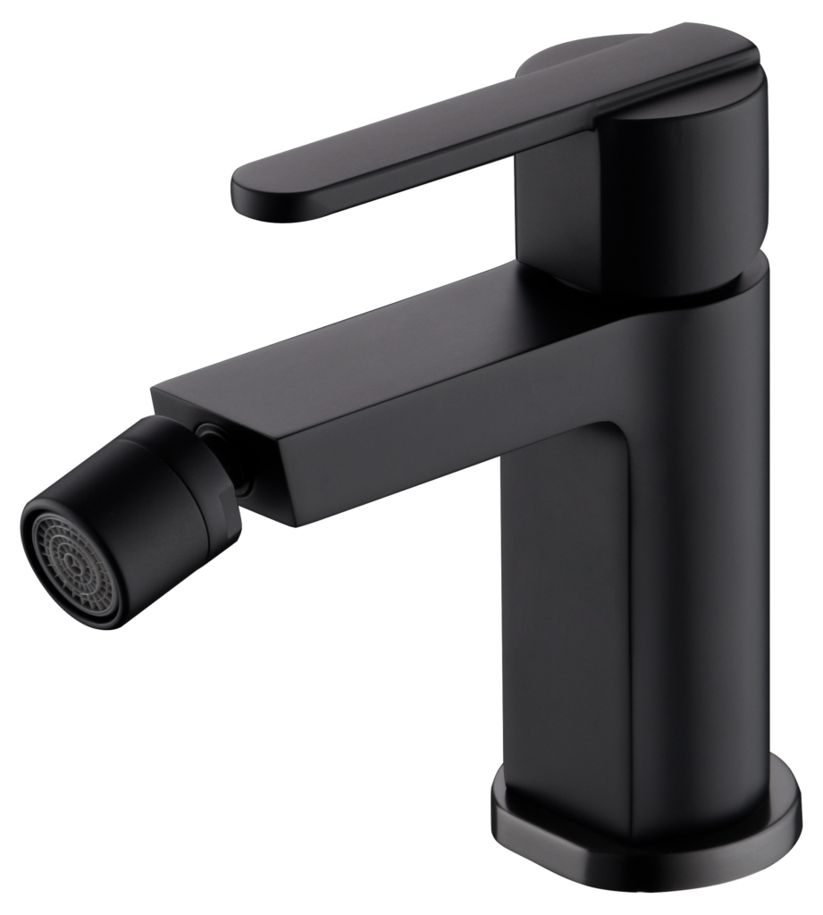 Monomando de bidé negro mate Roma — referencia IMEX BDR001-2NG