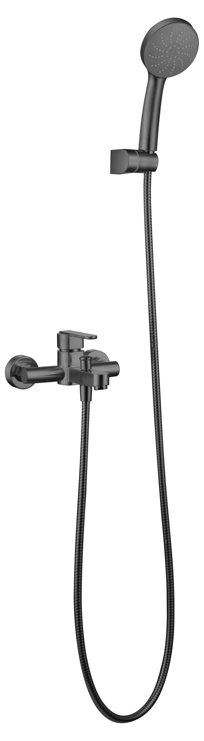 Grifería de baño y ducha monomando negro mate serie Roma — referencia BDR001-4NG