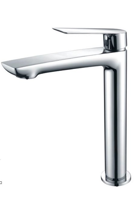 Monomando de lavabo caño alto cromado serie Luxor — referencia BDX023-3