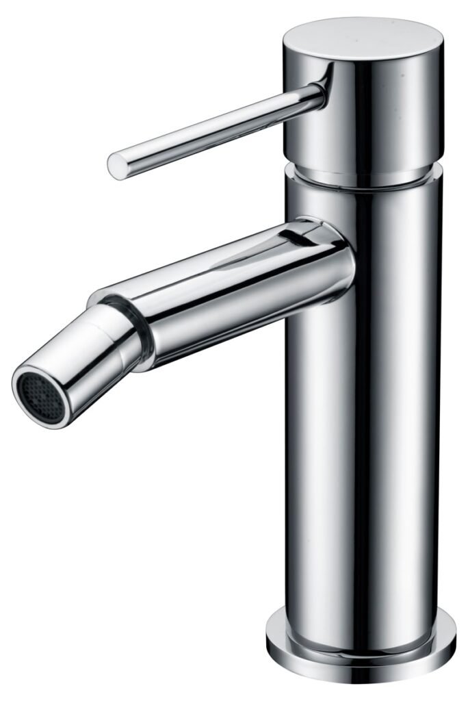Monomando de bidé cromado serie Milos — referencia IMEX BDYS045-2