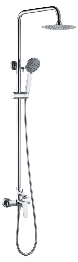 Barra de ducha monomando cromado serie Belgica — referencia IMEX BDZ044