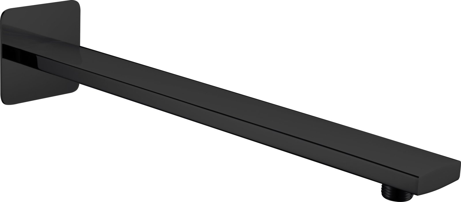 Tubo a pared ovalado negro mate BPC005/NG — referencia IMEX BPC005/NG