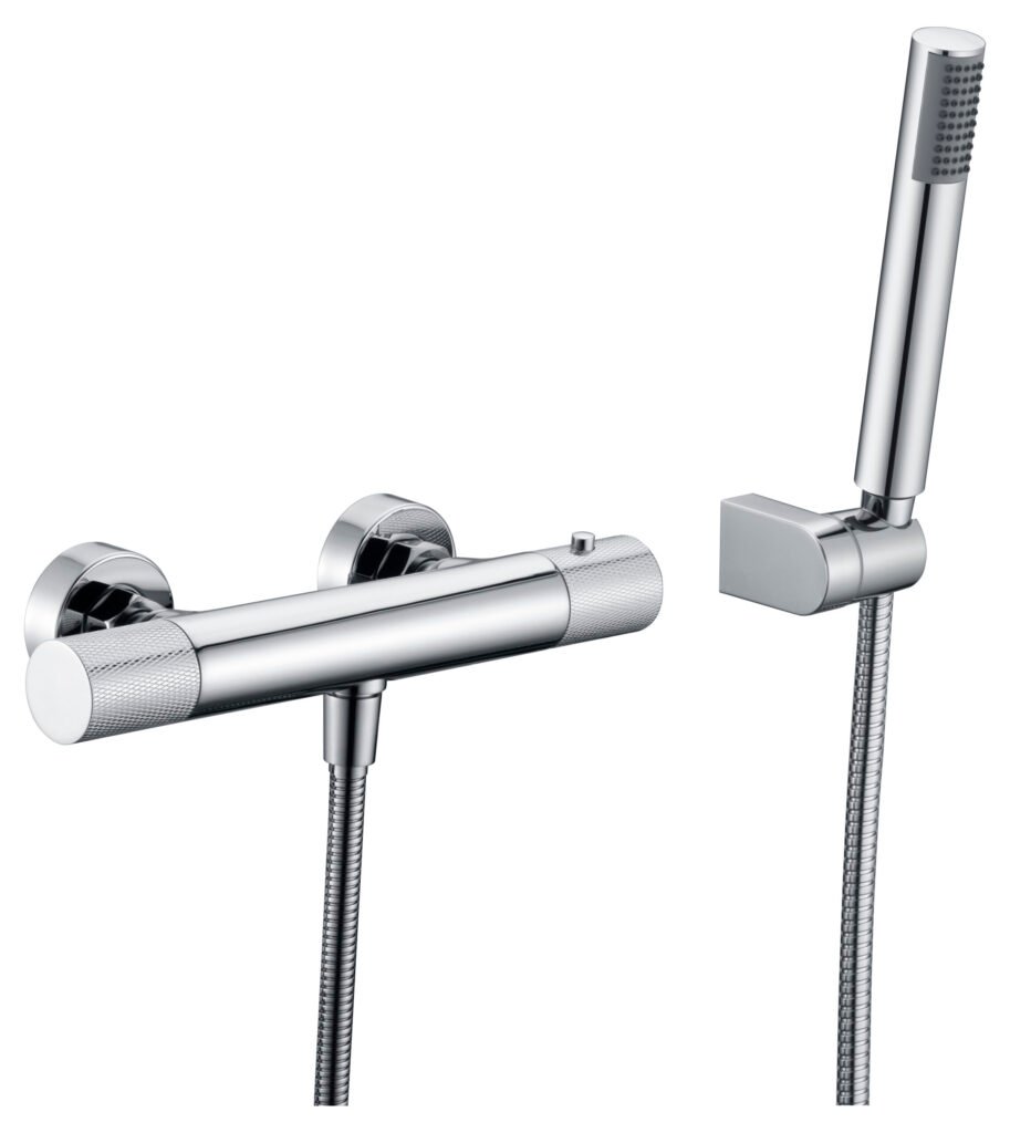 Grifería termostática ducha cromado serie Line — referencia IMEX BTD038-5