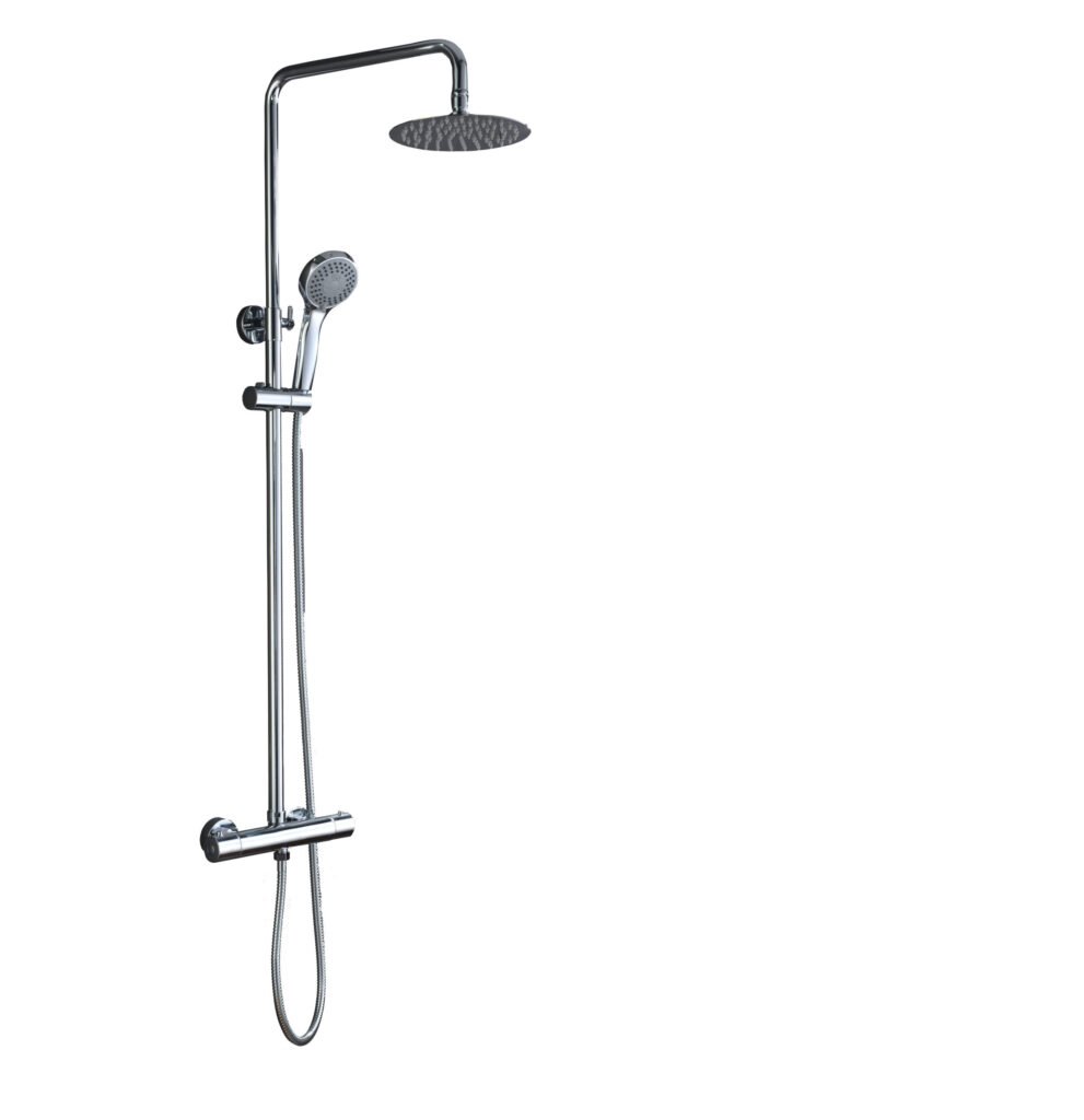 Barra de ducha termostática cromado serie Londres — referencia IMEX BTL011
